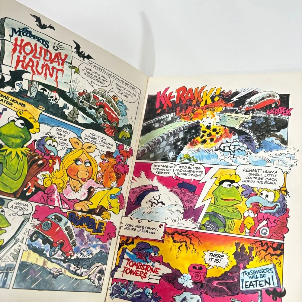 Muppet Madness First Edition 1980 Random House Jim Henson Vintage Activity Book